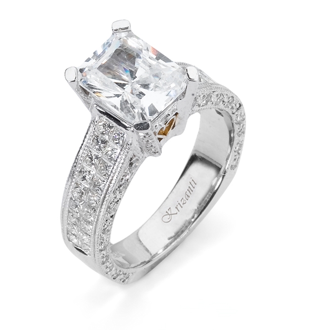 18KTW INVISIBLE SET ENGAGEMENT RING 1.48CT